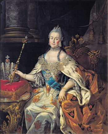 А. П. Антропов. Портрет Екатерины II. Холст, масло. 1766 год